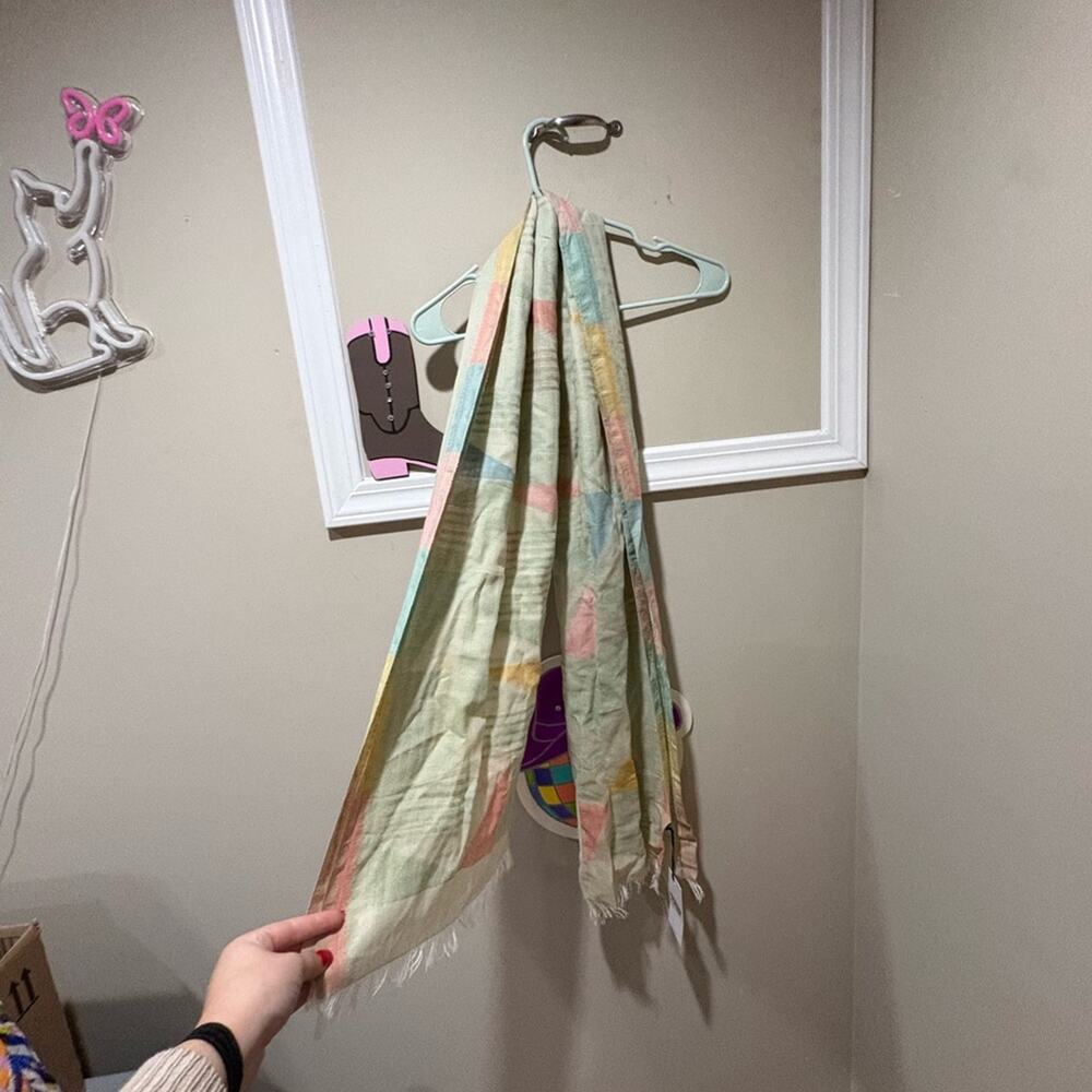 Elegant Pastel Multicolor Scarf